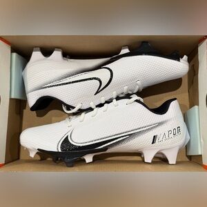 Size 12.5 Nike Vapor Edge Speed 360 White/Black Football Cleats CD0082-100